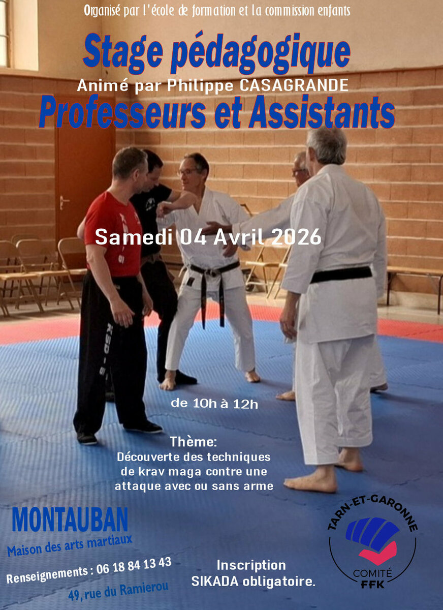 Stage Pédagogique pour Professeurs et Assistants