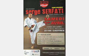 Stage avec S Serfati (ouvert aux enfants)