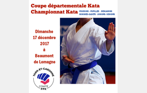 Coupe départementale Kata et Championnat Kata