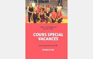 Cours BODY COMBAT Spécial Vacances