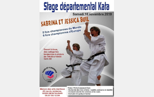 Stage Kata avec les soeurs Buil