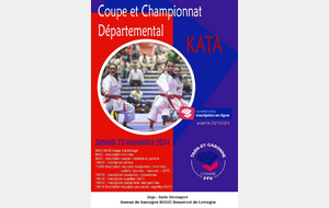 Coupe et Championnat Départemental Kata